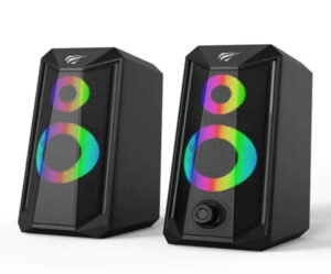 Havit RGB SK202 2.0 Gaming Speaker – Black